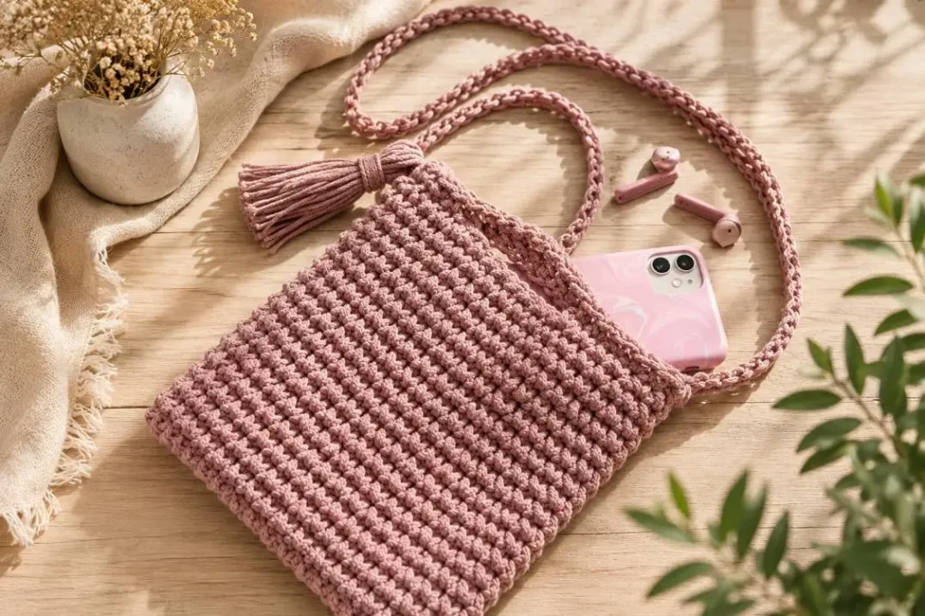 Handytasche häkeln – gratis Anleitung