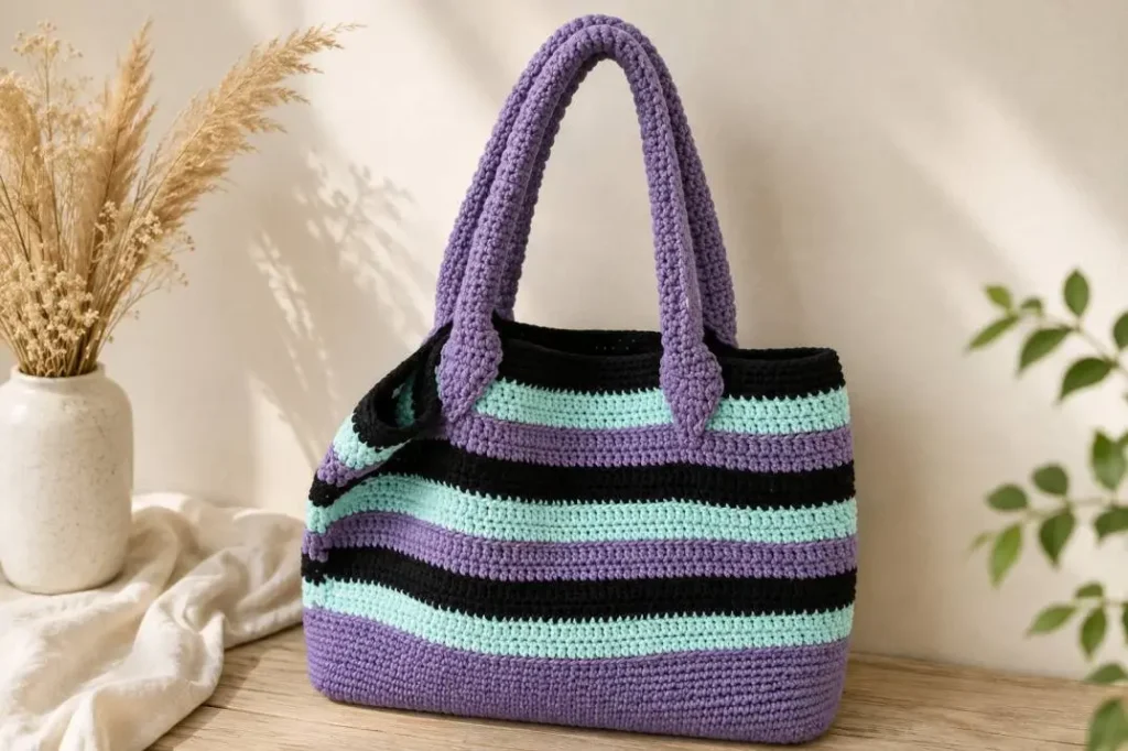 Kostenlose Häkelanleitung für eine Beach Galore Tasche
