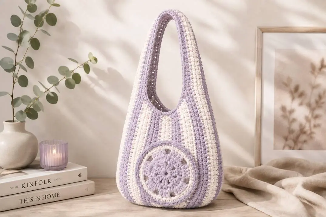 Memoir Bag häkeln – stilvolle Kamera-Häkeltasche mit praktischem Schulterriemen