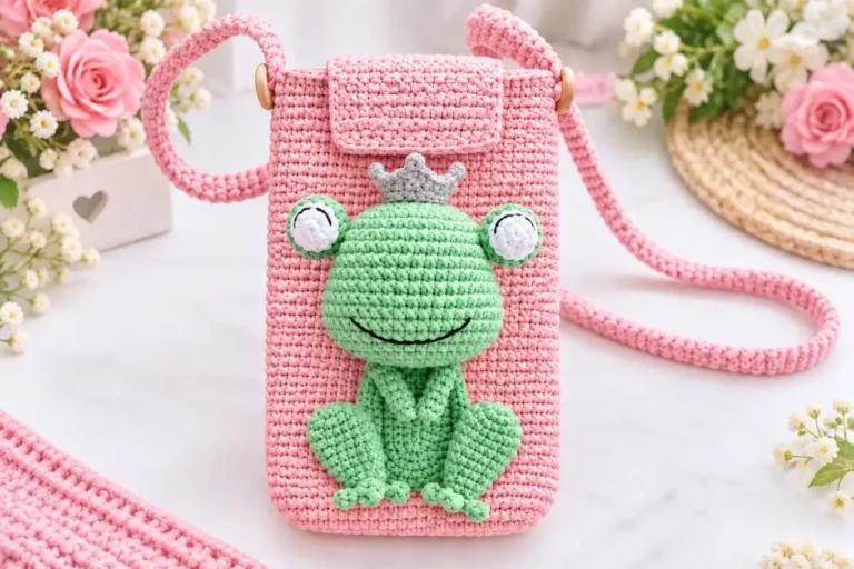 Frosch-Handytasche
